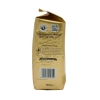 Sidovy från vänster av en påse Lavazza Qualità Oro kaffebönor, 1 kg