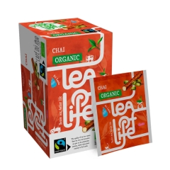 Chai - ekologiskt & Fairtrade - Tea of Life - 25 tepåsar