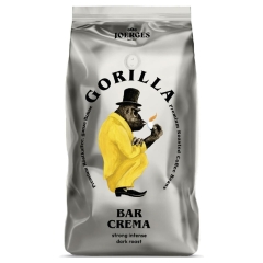 Gorilla Bar Crema Silber - kaffebönor - 1 kg