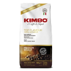 Kimbo Espresso Bar Top Flavour 100 % arabica - kaffebönor - 1 kg