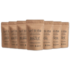 Single Origins - Färska kaffebönor - 7 x 250 g