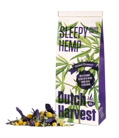 Sleepy Hemp - Hampa- och örtteblandning 40 g - Dutch Harvest löst te