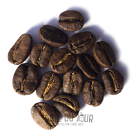 Kaffebönor under utvecklingsfasen
