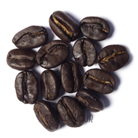 Kaffebönor under andra krackningen