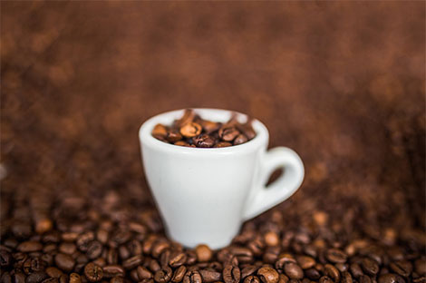 Kaffebönor att njuta av